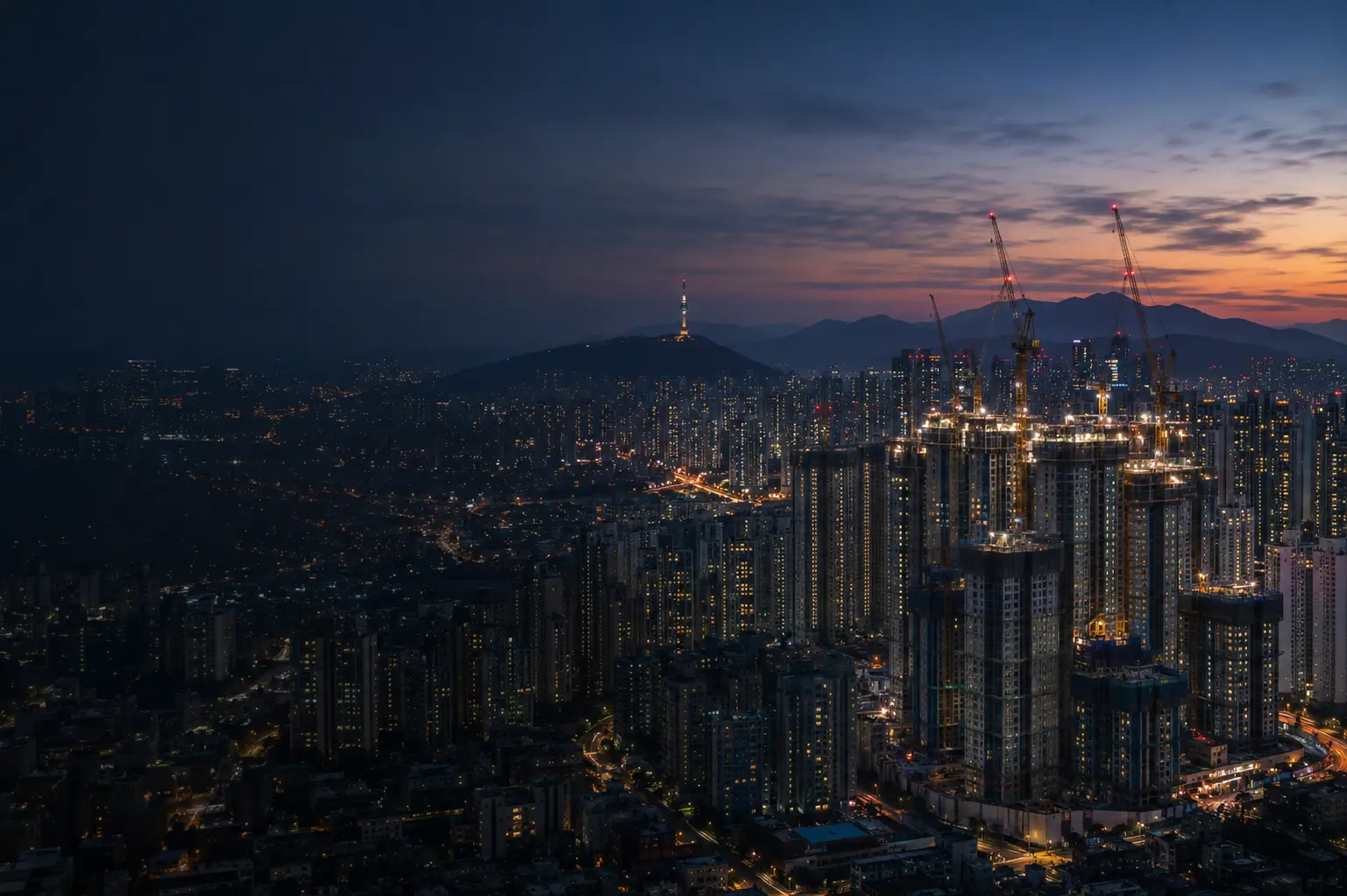 Editorial image of Seoul apartment housing for Korea’s housing-supply and affordability story